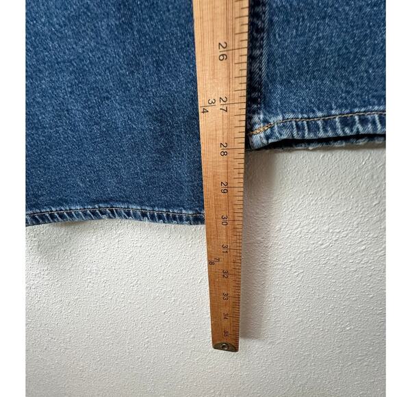 GAP 90s Loose High Rise Jeans Blue Women’s Size 31 Straight Leg - Picture 13 of 14